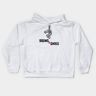 Brews and Shoes Horseshoe Ringer Pitching Kids Hoodie